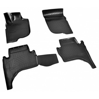 Коврики NORPLAST резиновые (полиуретан) для Fiat Fullback (задние коврики с перемычкой)